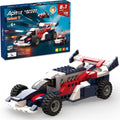 Apitor 8-in-1 STEM Baukasten-Set für Kinder, Lehrreiches DIY-Rennwagen-Robotik-Kit, Motorik-Spielzeug, Spaß für Jungen & Mädchen