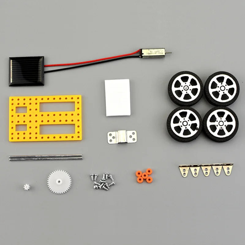 Solarauto-Spielzeug für Kinder, Mini-DIY-montiertes, energiebetriebenes Auto-Set, STEM-Lernspielzeug für Kinder, Kreativität, Geburtstagsgeschenk