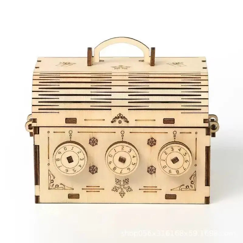 DIY 3D Holzpuzzle Grammophon Mechanisches Modellbausatz Vintage Plattenspieler Spieluhr Montage-Spielzeug STEM Wissenschafts-Set für Erwachsene & Kinder