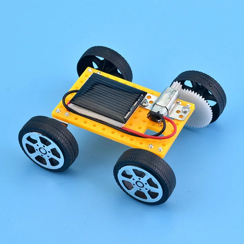 Solarauto-Spielzeug für Kinder, Mini-DIY-montiertes, energiebetriebenes Auto-Set, STEM-Lernspielzeug für Kinder, Kreativität, Geburtstagsgeschenk