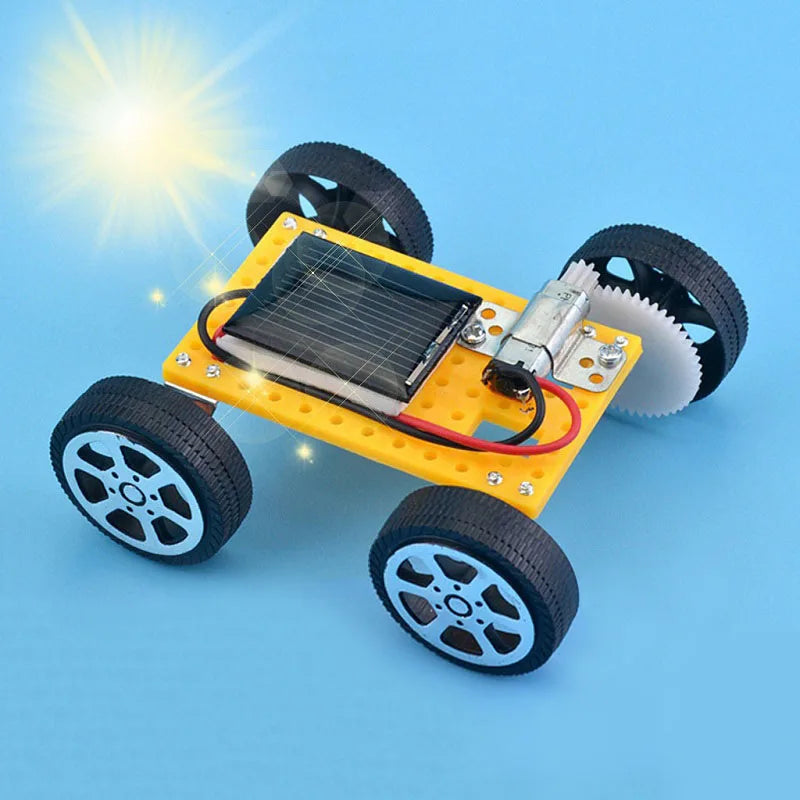 Solarauto-Spielzeug für Kinder, Mini-DIY-montiertes, energiebetriebenes Auto-Set, STEM-Lernspielzeug für Kinder, Kreativität, Geburtstagsgeschenk