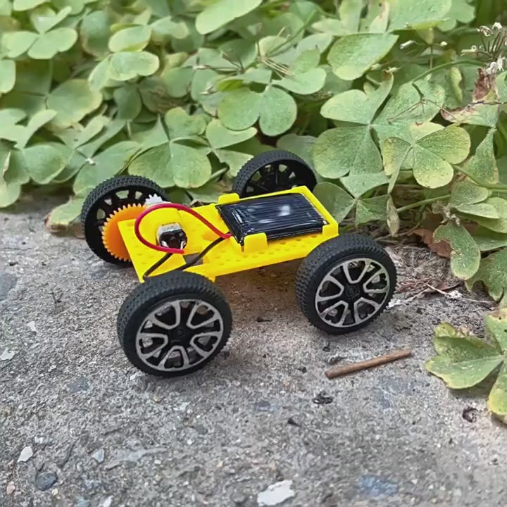 Solarauto-Spielzeug für Kinder, Mini-DIY-montiertes, energiebetriebenes Auto-Set, STEM-Lernspielzeug für Kinder, Kreativität, Geburtstagsgeschenk
